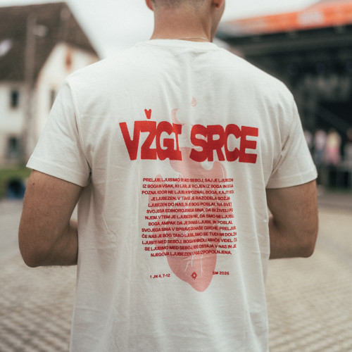 Majica Vžgi srce ženski S